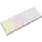 White Shark Shinobi GK-2022 Μηχανικό Gaming Πληκτρολόγιο 60% με Outemu Red Διακόπτες RGB White