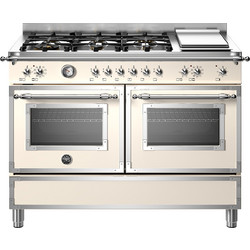 Bertazzoni HER126G2EAVT Κουζίνα Ηλεκτρική 116lt με Εστίες Αερίου & Ρεύματος 119.5cm