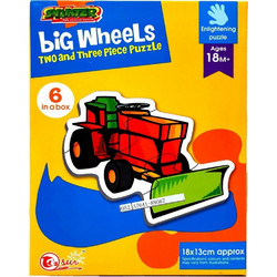 Παιδικό Puzzle Snainter Big Wheels 3x6 Κομμάτια