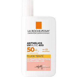 La Roche-Posay Anthelios UVMune 400 Fluid Αντηλιακή Κρέμα Προσώπου με Χρώμα SPF50+ 50ml