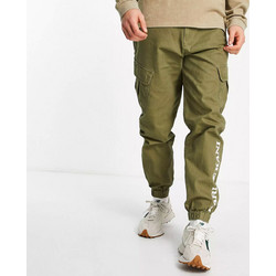 Karl Kani Ανδρικό Παντελόνι Cargo Joggers Κανονική Εφαρμογή Χακί KM213-021