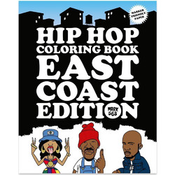 URBAN MEDIA HIP HOP COLORING BOOK - EAST COAST EDITION