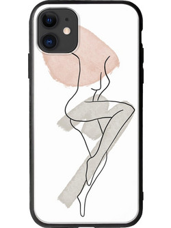 Θήκη Lady iPhone 11 Groove TPU (Tempered Glass και TPU)