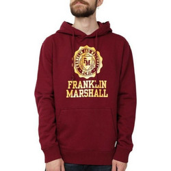 Franklin & Marshall Ανδρικό Φούτερ με Κουκούλα & Τσέπες Μπορντό JM5018.000.2004P01-330