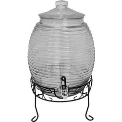 Γυάλα Με Βρυσάκι Σε Βάση 00.03.3260 1300ml Clear Γυαλί