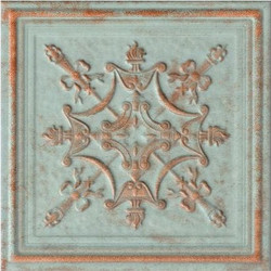 Gatsby Green Vintage Patchwork Πλακάκι Τοίχου με Διακοσμητικά Σχέδια 20χ20