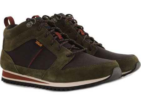 Teva Highside Mid Ανδρικά Μποτάκια Suede Χακί 1120162-DOBC