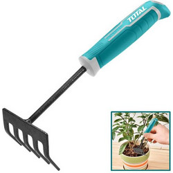 Τσουγκράνα ΜΙΝΙ Κήπου TOTAL Μεταλλική 270mm (THFTR1008 )