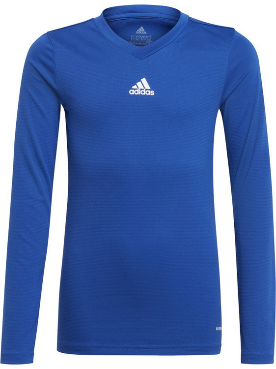 Adidas Team Base Ισοθερμική Παιδική Μπλούζα Μακρυμάνικη Royal Blue GK9087