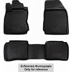 Novline BMW X1 F48 5D 2015+ ΠΑΤ.ΜΑΡΚ.ΛΑΣΤΙΧΟ ΣΚΑΦΑΚΙΑ (ΜΑΥΡΟ) - 4 ΤΕΜ. - (EXP.ELEMENT3D0543210K)