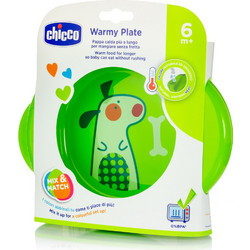 Chicco Warmy Plate Green