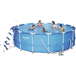 Bestway Steel Pro Max UNI-15584 Πισίνα Πλαστική με Μεταλλικό Σκελετό Φ457x122cm