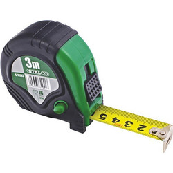 Μετροταινία 3M X 16mm Με Στοπ Και 3 Σημεια Κλειδώματος Ταινίας STALCO S-10203 5906365349417
