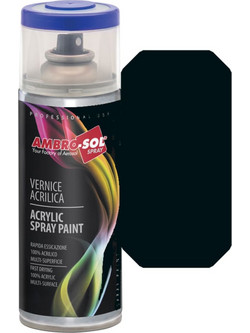 Ambro-Sol Σπρέι Βαφής Μαύρο Gloss 400ml