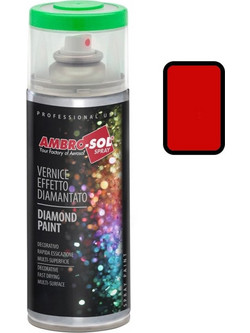 Ambro-Sol Diamond Paint Σπρέι Βαφής Κόκκινο Gloss 400ml