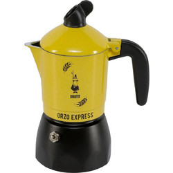 Bialetti Orzo Express Μπρίκι Espresso 2Cups Κίτρινο