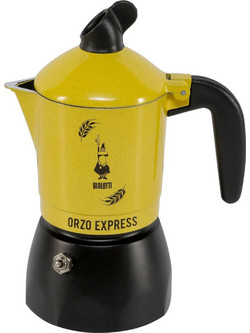 Bialetti Orzo Express Μπρίκι Espresso 2Cups Κίτρινο