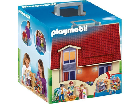 Playmobil Dollhouse Μοντέρνο Κουκλόσπιτο Βαλιτσάκι για 4-10 Ετών 5167