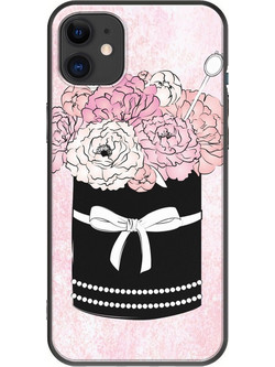 Θήκη Flower Box iPhone 11 Black TPU (Μαύρη Σιλικόνη)