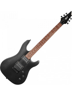 Cort Kx100 BKM Kx Series Ηλεκτρική Κιθάρα ST Style με HH Μαγνήτες και Ταστιέρα Jatoba Black Metallic