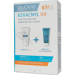 Ducray Keracnyl Anti-Blemish Fluid SPF50+ 50ml + Keracnyl Gel Moussant 40ml