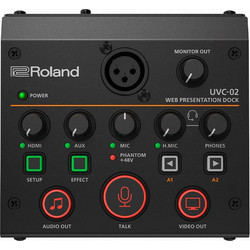 ROLAND UVC-02 WEB PRESENTATION DOCK ΜΕ HDMI & MIC/LINE ΕΙΣΟΔΟ