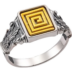 Anastasios Creations Δαχτυλίδι Μαίανδρος από Ασήμι 925 FD681