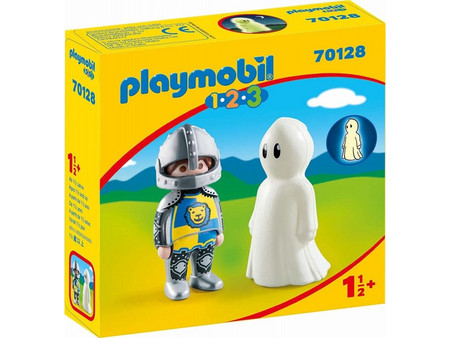 Playmobil 1-2-3 Ιππότης με Φάντασμα για 1,5+ Ετών 70128