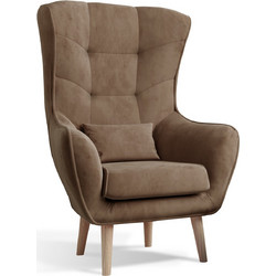 PoliHome Πολυθρόνα Καφέ Craft 161634409