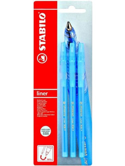 Stabilo 828 Σετ Στυλό Διαρκείας 0.38mm Μπλε