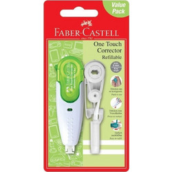 Faber Castell Διορθωτική Ταινία Με Κουμπί & Ανταλλακτικό - 4 Σχέδια (12310979)