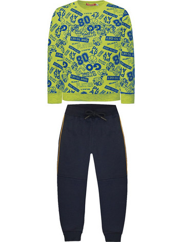 Energiers Παιδικό Σετ Φόρμας Navy Μπλε Lime 12-122155-0