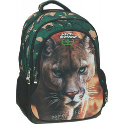 Back Me UP No Fear Puma Σχολική Τσάντα Πλάτης Δημοτικού Πράσινη 348-08031