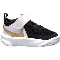 Nike Team Hustle D 10 Παιδικά Αθλητικά Παπούτσια για Μπάσκετ Μαύρα Λευκά CW6737-002