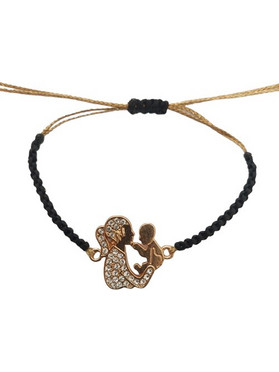 Χειροποίητο macrame βραχιόλι Mama + newborn