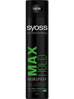 Syoss Max Hold Λακ Μαλλιών Πολύ Δυνατό Κράτημα 400ml