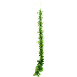 Supergreens Γιρλάντα με Πούπουλα Πράσινη 150 εκ. 3200-21