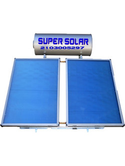 Super Solar SSG Ηλιακός Θερμοσίφωνας 300lt 4m² Glass Τριπλής Ενέργειας