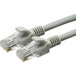 Jasper U/UTP Cat.6 Καλώδιο Δικτύου Ethernet 0.5m Grey