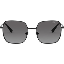 Vogue VO4175SB 352/11 Γυναικεία Γυαλιά Ηλίου Τετράγωνα Μεταλλικά Μαύρα με Γκρι Degradee Φακό