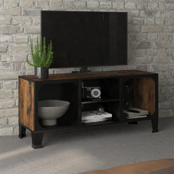 vidaXL Έπιπλο Τηλεόρασης Ξύλινο Καφέ Μ105xΠ36xΥ47cm 335909