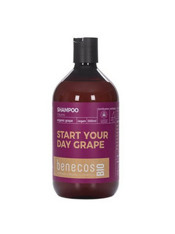 Benecos Start Your Day Grape Φυτικό Σαμπουάν για Όγκο 500ml