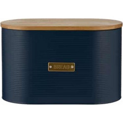 Μεταλλική Ψωμιέρα 21.5x34x18 / 10,5L Σκούρο Μπλε