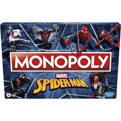 Hasbro Monopoly Spider-Man Επιτραπέζιο Παιχνίδι για 8+ Ετών για 2-6 Παίκτες