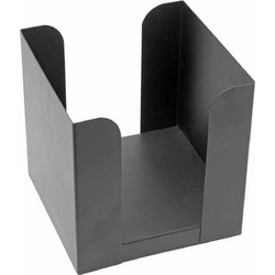 Χαρτοπετσετοθήκη inox μαύρη 13.3x20cm