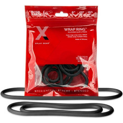 Kinksters Silicone Slim Wrap Ring Σετ Ελαστικά Δαχτυλίδια Πέους & Όρχεων Σιλικόνης Μαύρα 3τμχ