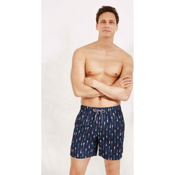 Ysabel Ανδρικό Μαγιό Σορτς με Σχέδια Navy Μπλε 90054