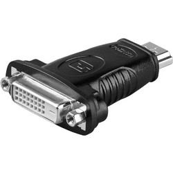 GOOBAY aντάπτορας HDMI σε DVI-D Dual-Link 68098, μαύρος 68098