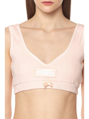 Ellesse Organico Αθλητικό Μπουστάκι με Χαμηλή Στήριξη Ροζ SGN15186-808