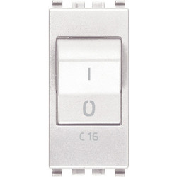 Διακόπτης ΜΤ 1P+N C16 CB 120-230V Λευκός Eikon